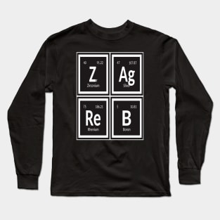 Zagreb City | Periodic Table Long Sleeve T-Shirt